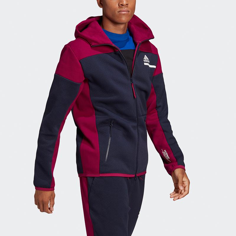 adidas ZNE Fast Release Hoodie Jacket Мужская верхняя одежда Legend-Ink-Blue GM6535
