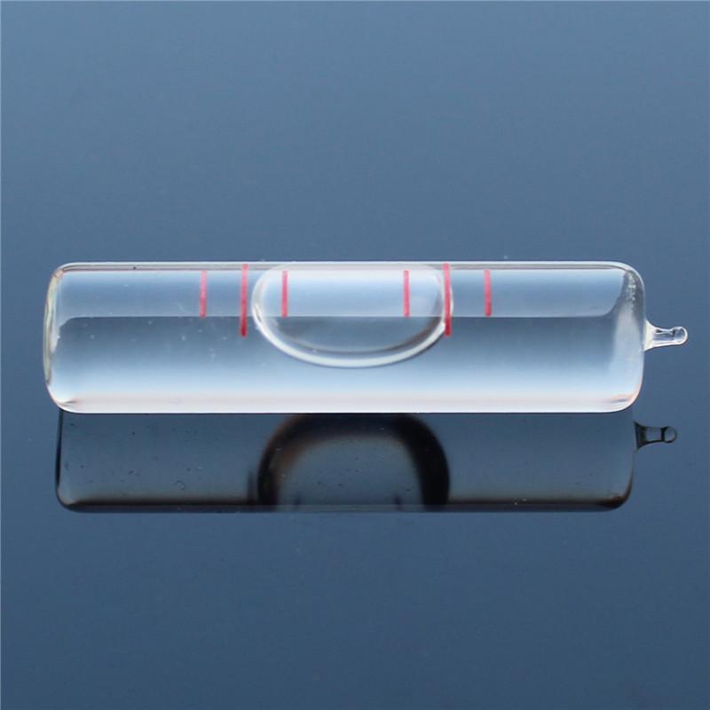 Высокоточный военный стеклянный горизонтальный пузырьковый трубчатый спиртовой уровень с высоким боросиликатным пузырем диаметром 7,5 мм