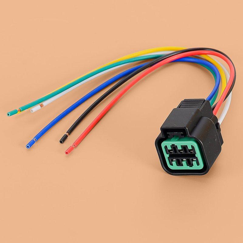 PB625-06027 6-контактный разъем-адаптер жгута проводов для фары головного света, провода, вилка, косичка, подходит для Kia Sportage 2005-2010