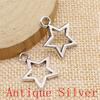 Hollow Pentagram Charms Pendant For Bracelet Necklace Jewelry Making Craft Findings