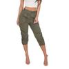 Women's Casual Fashion Cropped Trousers Workwear Pants