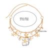 Adjustable Shell Starfish Waist Chain Imitation Pearl Bikini Body Chain Women's Necklace  Girls