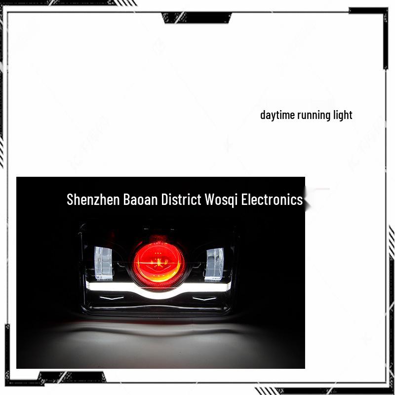 4x6 Inch LED High/Low Beam Truck Light for Jeep - Off-Road Vehicle Square Headlight