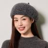 Кашетовый берет Женская осенне-зимняя теплая вязаная шапка Шапка художника