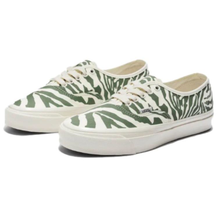 Vans Премиум Оригинальные 44 Унисекс Цвет Off White Оливково-Зеленый VN000CQAZBR