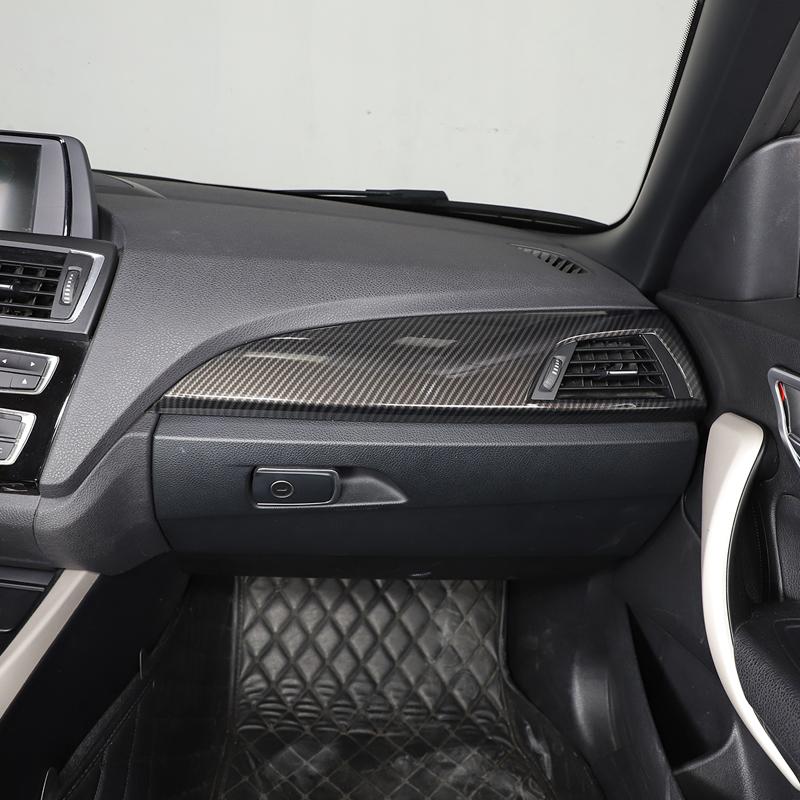 ABS Carbon Fiber Car Dashboard Side Air Outlet Panel Trim Cover For BMW 1 2 Series F20 F21 F22 F23 2012-2017 Interior Accessorie