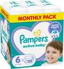 Pampers Active Baby Diapers Size 6 (Extra Large) 13-18 128 Pcs (8006540032688)