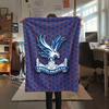 1PC Crystal Palace FC Print Flannel Blanket, High quality Comfortable for All Seasons, Home Decor, Warmth and Comfort, Perfect for Christmas Gifts