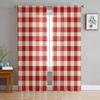 Geometric Graphic Plaid Curtain For Living Room Transparent Tulle Curtains Window Sheer For The Bedroom Accessories Decor