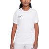 Nike Футболка Dri-Fit Academy Устойчивые материалы Влагоотводящая Удобная Дышащая С коротким рукавом Детские топы Белый Черный HJ3716-100