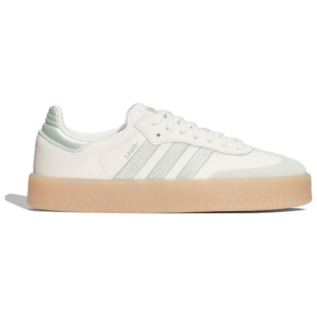 Adidas Sambae Off White Lime Green Gum женские кроссовки IG1947