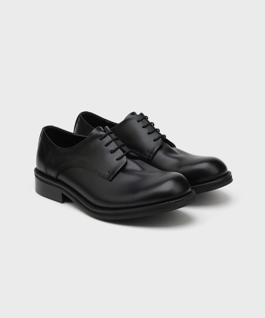 Firenze Atelier [Vibram] Современные морщинистые Дерби 1600 [Черный Fg]