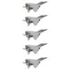 5PCS Russian Mig-35 Fighter Jet Model 1/2000-1/350 Scale Fighter Mold Model for DIY Scene Assembly (1/700 (25mm))