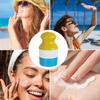 Шт. 100 мл детские аппликаторы для солнцезащитного крема, многоразовые портативные инструменты для нанесения солнцезащитного лосьона, роликовый аппликатор для губки, бутылка для хранения