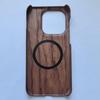 OnePlus 15 MagSafe-Compatible Wooden Magnetic Wireless Charging Car Phone Case