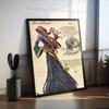 1 шт. H-Harry Potter Magical Creatures Dementors Poster Самоклеящаяся водонепроницаемая бумажная наклейка Coffee House