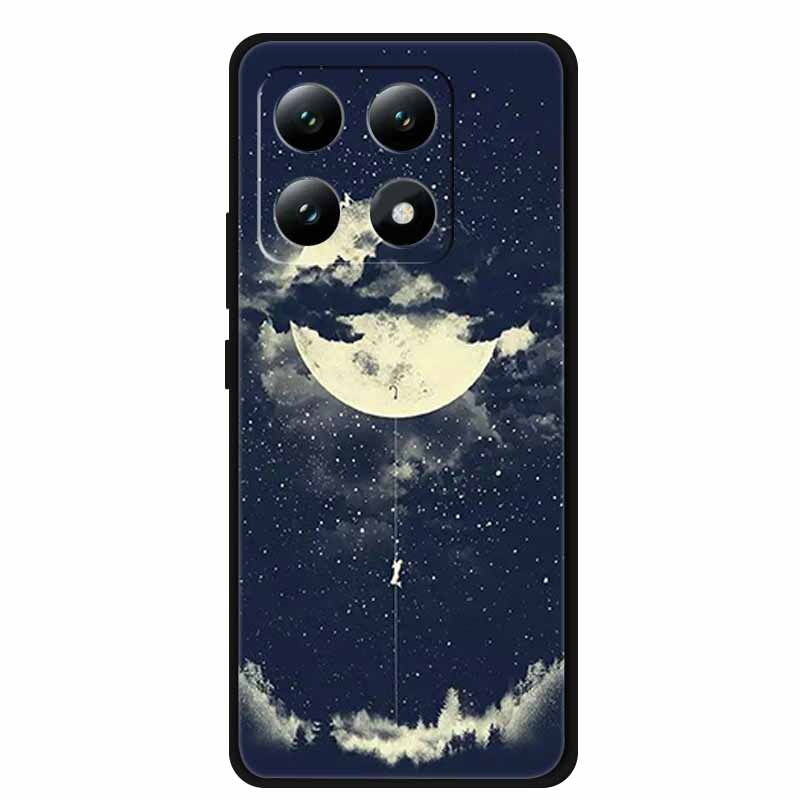 Для Xiaomi 15T 5G Чехол Цветы Мягкий Силикон ТПУ Задняя Крышка Для Xiaomi 15T Pro 5G Capa Boho Цветная Защита от Царапин