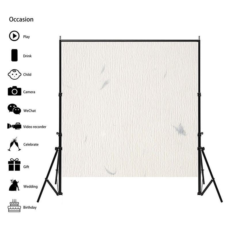Vintage Texture Background Cloth Wall Wood Floor Backdrop for Photo Booth,Party Event,Indoor/Outdoor Celebrations