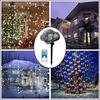 LED Snowflake Projector Christmas Laser Projection Outdoor Indoor Light ST0626