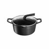 Casserole with Lid - TEFAL - ROBUSTO E24944 - Aluminium - Ø 20 Cm - Black