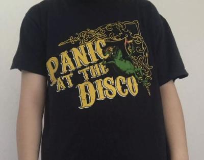 Panic At The Disco Лягушка Темно-сине-черная Унисекс Все размеры Подарок Футболка для отца