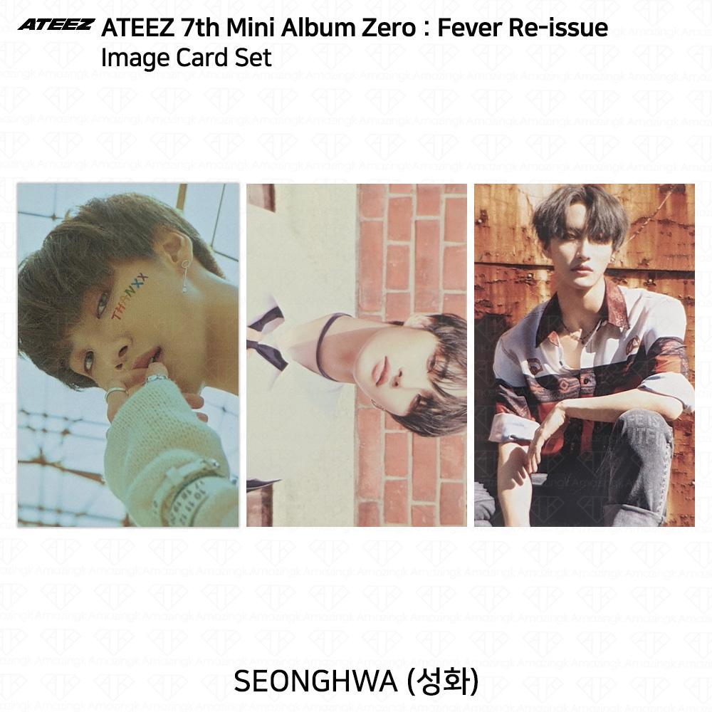 ATEEZ 7-й мини-альбом Zero : Fever Часть 1 Переиздание Официальной Фотокарты QR-карта