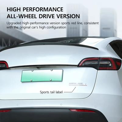 Наклейка Задний Значок Performance Sport Красная Полоса Декоративные Аксессуары Декоративные Наклейки Performance для Tesla Model 3 Y