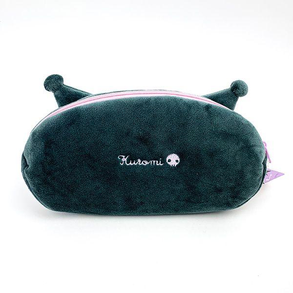Sanrio Kuromi Plush Pen Pouch Black