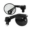 Профессиональные мотоциклетные зеркала с круглым стержнем, боковое зеркало заднего вида для мотоцикла, руль 7/8 дюйма, быстрая установка