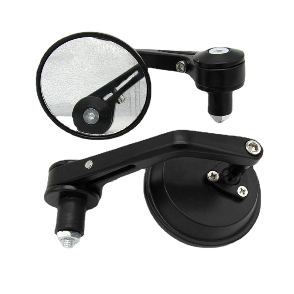 Профессиональные мотоциклетные зеркала с круглым стержнем, боковое зеркало заднего вида для мотоцикла, руль 7/8 дюйма, быстрая установка