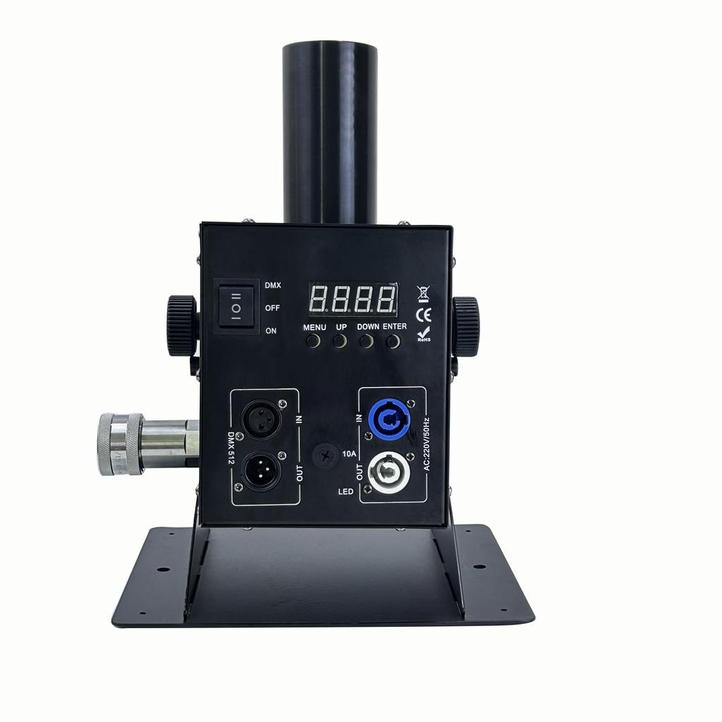 Professional  Colorful RGB 3in1 LED CO2 JET Fog Machine DMX Control ForDisco Party Bar Stage Effect Wedding Dry