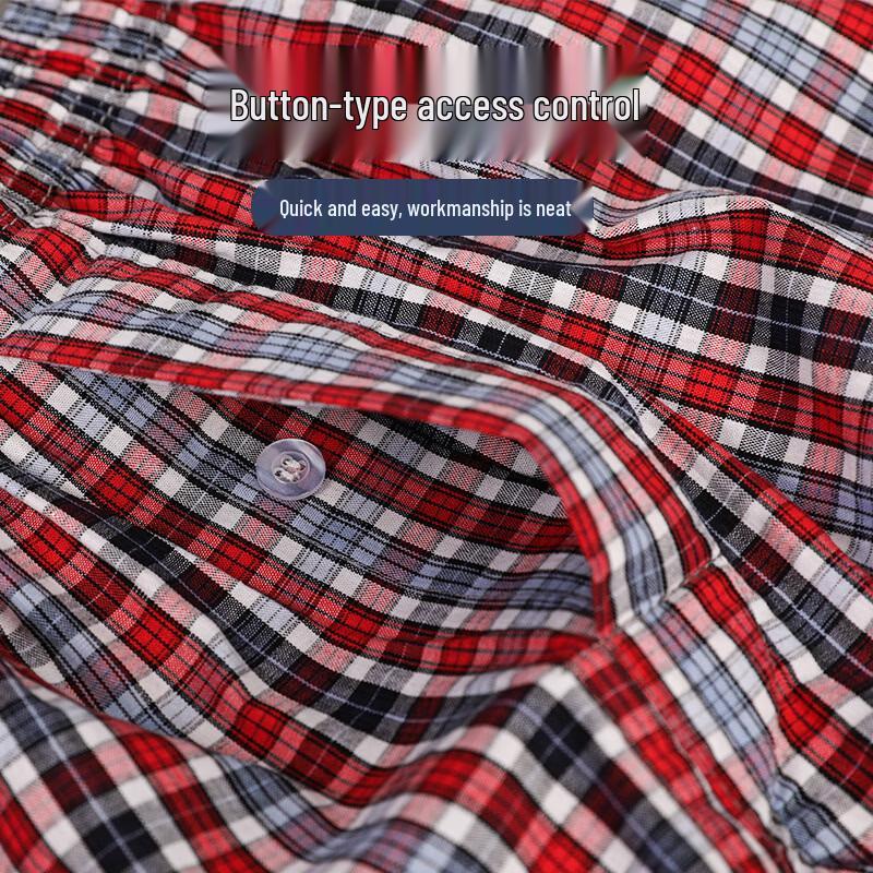 LANGSHA Мужские свободные клетчатые боксеры