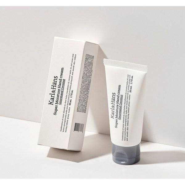 Karl & Hans Super Moisture Крем для рук с ароматом гурмана и кокоса, 50 мл, 1 шт.