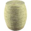 Footrest - DKD HOME DECOR - Standard - Brown - Hemp - Aluminum - Rope