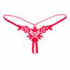 Sexy G-string T Panties Female Underwear Lace Thongs Women's Pants Sexy Pearl Panties Erotic  Women Crotchless Panties Plus Size