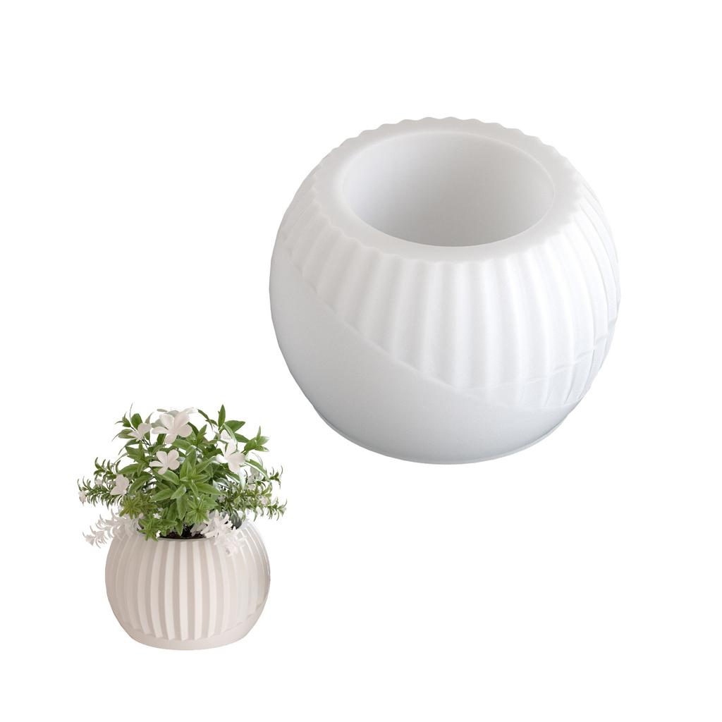 Sturdy Silicone Vase Mould Set Accessory for Resin Plaster Craft Supplies Flower Pots Making Set for Home Decoration