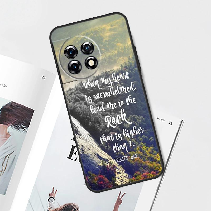 Чехол с библейским стихом для OnePlus Nord CE 5 2 3 4 Lite N30 OnePlus 11 12 13 15 13T 13R 10T 12R 9 10 Pro