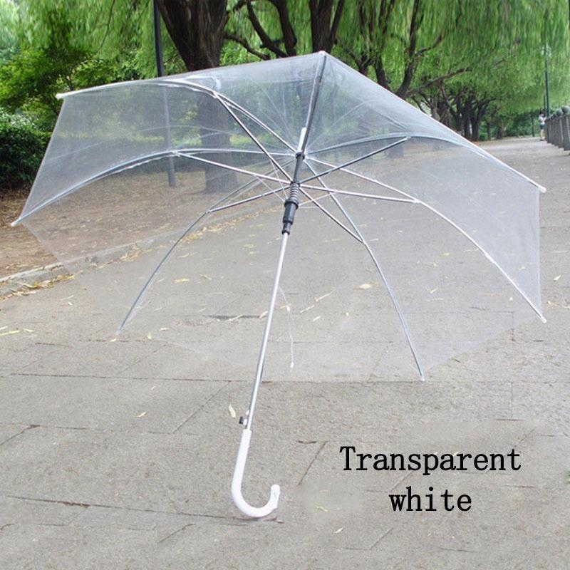 Мода Прозрачный Прозрачный Дождевой Зонт Зонтик ПВХ Купол Свадебный Сувенир