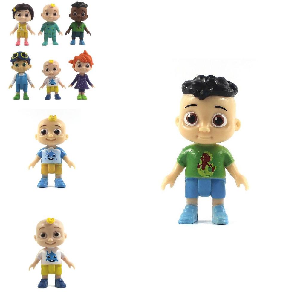 Detailed Cocomelon Jj Figure Play Set Miniatures Cake Topper Collectible Model