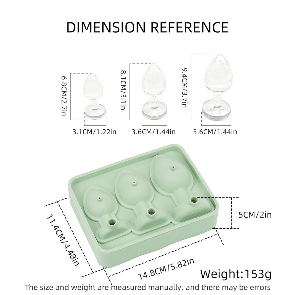 New Adult Prank Ice Cube Mold Trays Fun Shapes Novelty Silicone Ice Cube Molds for Ice Chilling Whiskey Cocktails Juice Drink