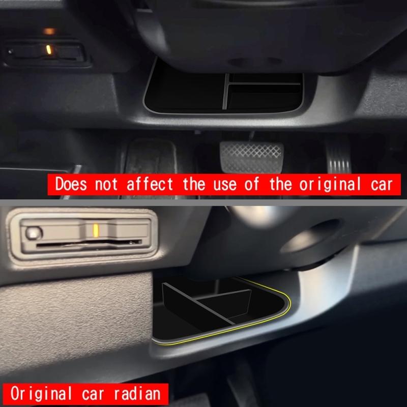 Для Honda N-box 2024 2025 Силиконовая накладка-подставка для стакана с третьим сливом, ящик для хранения под рулем, аксессуары для интерьера