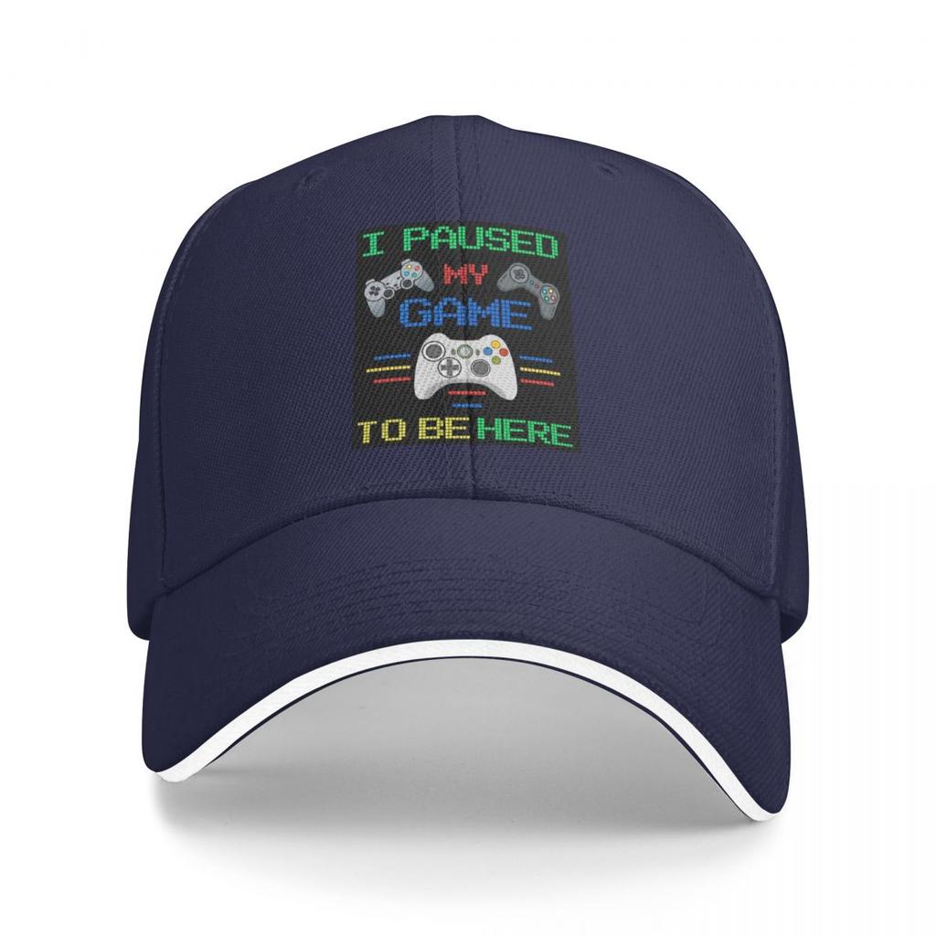 Я остановил свою игру, чтобы быть здесь Игровой контроллер Бейсболки Snapback Бейсбольные кепки Дышащая Повседневная Кепка для мужчин и женщин