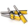 1/4 Inch Flush Trim Pattern Router Bit 1/4" Shank Panel Top &Bottom Bearing Woodworking Milling Cutter