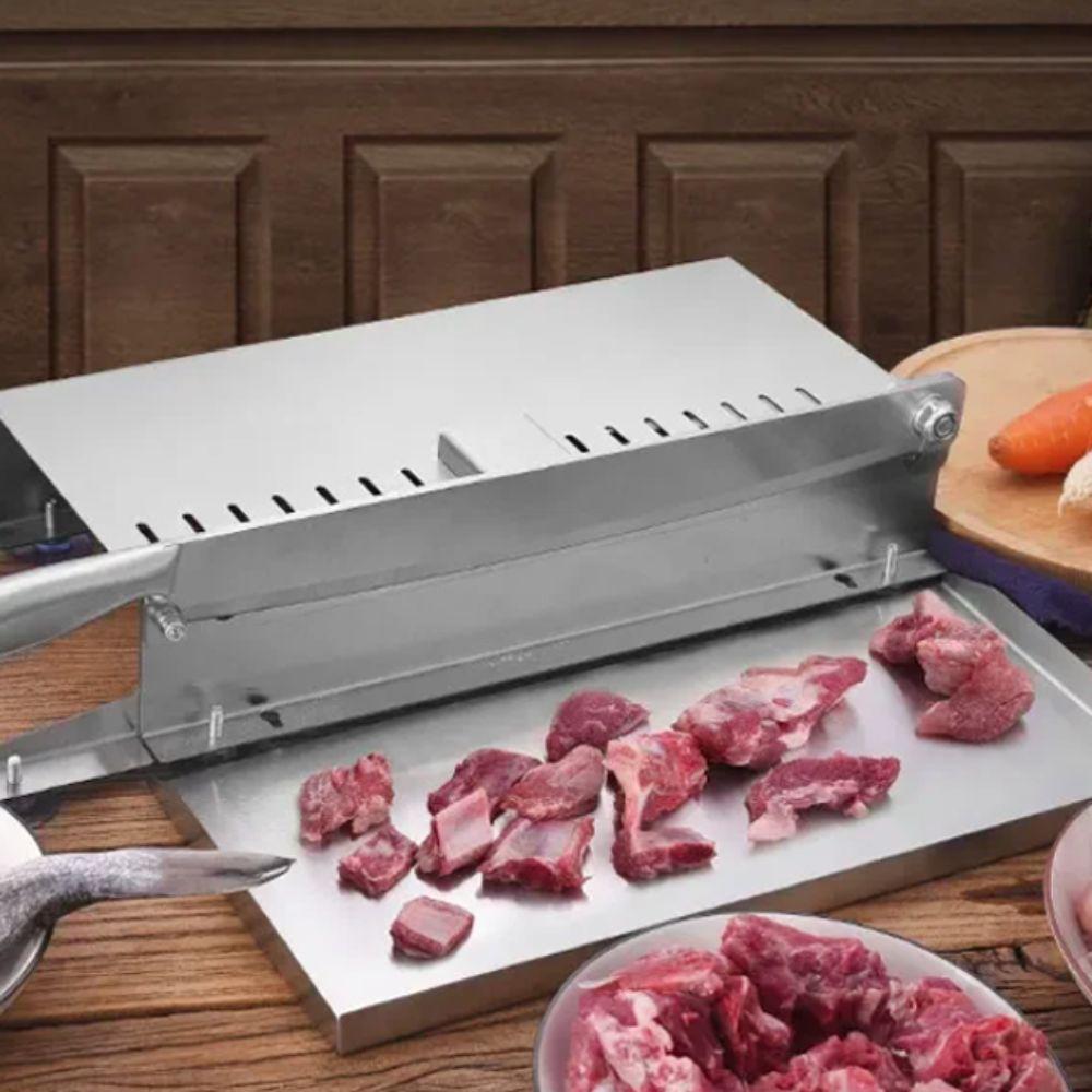 Manual Meat Slicer Stainless Steel Mutton Rolls Cutter Household Bone Cutting Machine  Rib