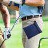 Golf Ball Carrier Bag with Lobster Buckle Portable Golf Tee Holder Zipper Golf Ball Waist Pouch for Holding 7 Standard Golf Balls Professional