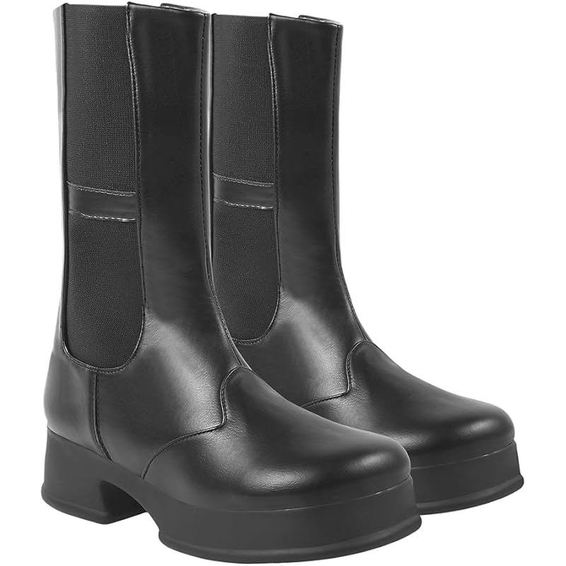Shoetopia Smart Casual Black Long Boots For Women & Girls /Eu40