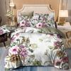 Новое мягкое одеяло/Doona/пододеяльник с цветочным принтом, комплект постельных принадлежностей королевского/королевского размера на День матери