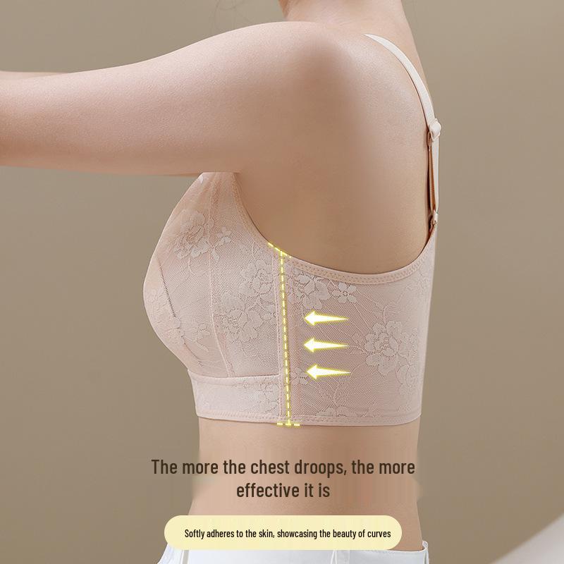 Бесшовный спортивный бюстгальтер для женщин: Минимайзер для большой груди, Тонкий, Предотвращающий обвисание, Поддерживающий, Без косточек, С боковой поддержкой для лета.