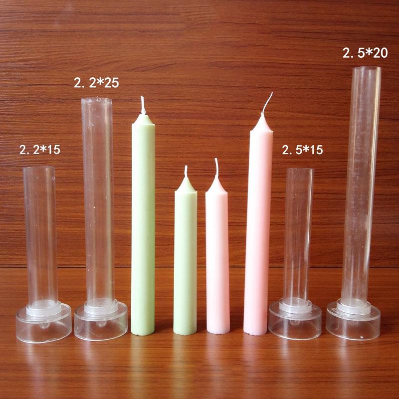 1 шт., форма для изготовления свечей, тонкая форма для стержня, длинный стержень, акриловая форма для свечей, ручная работа, сделай сам