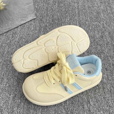 Кеды женские тренд 2025 лето новые универсальные шикарные на толстой подошве дышащие универсальные белые кеды немецкие тренировочные кеды